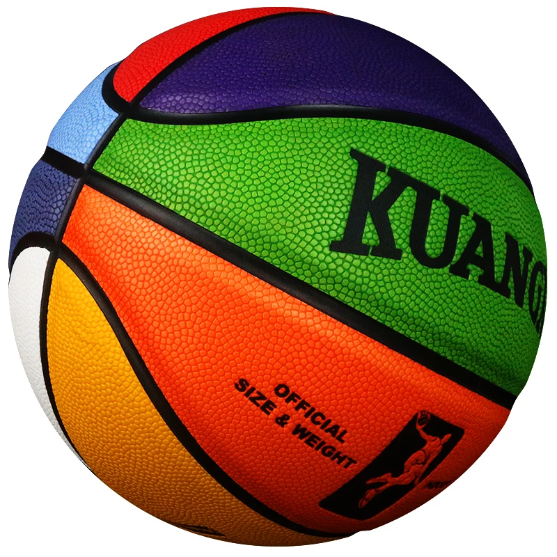 Kuangmi 8 цветов баскетбольный мяч для детей детские игры Размер 3 4 5 6 7 баскетбольные тренировочные спортивные детские игрушки