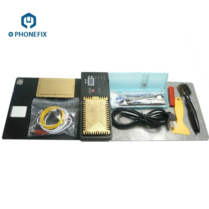 PHONEFIX 220V MFC IREWORK станция паяльная станция для деталей поверхностного монтажа SMD для iPhone PCB Материнская плата паяльная нагревательная платформа