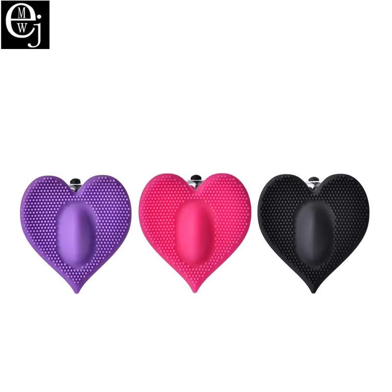 Ejmw Heart Style Clitoral Masturbation Massage Stick Silicone Finger For Women Clit G Spot 