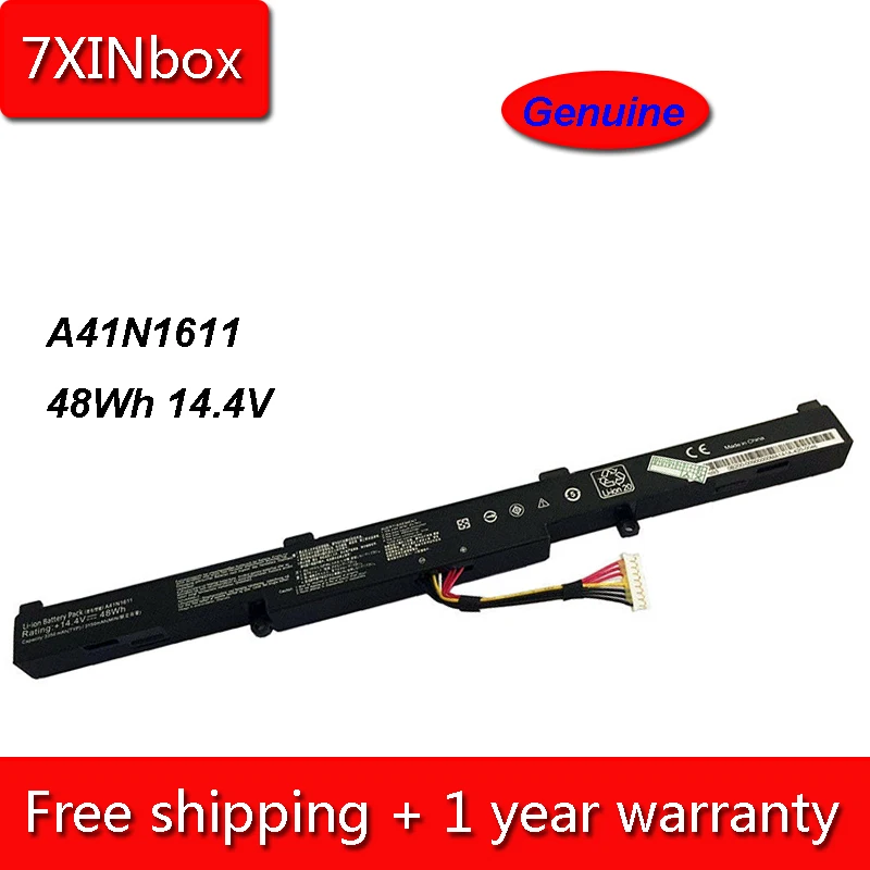 Аккумулятор для планшета Asus ROG GL553 GL553VD GL553VE GL553VW серии 7XINbox 48Wh 14 4 В | Компьютеры и