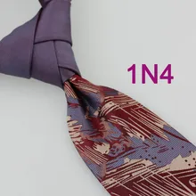 Yibei Coachella мужской галстук фиолетовый галстук контрастный темно-бордовый цветочный великолепный галстук лоскутный галстук в деловом стиле качественный галстук Gravata