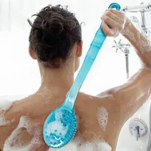 Длинная ручка щетка-массажер для ванной щетка Скраб уход за кожей Душ отшелушивающая щетка достигайте ног Товары для ванной комнаты Аксессуары для ванной комнаты