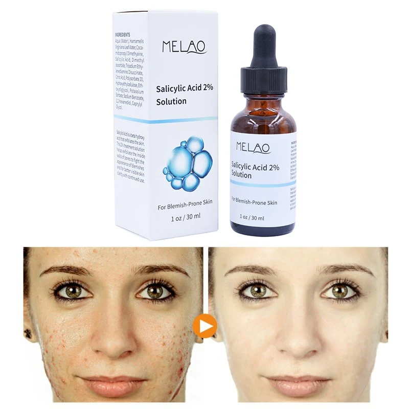 

Salicylic Acid Solution Exfoliation Shrinking Pores Brighten Skin Color Face Serum