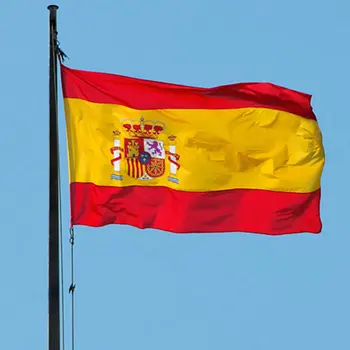 

90x150cm spainish spain flag Banner Super Poly Football FLAG Indoor Outdoor Polyester Flag National Pennants World Cup Flag