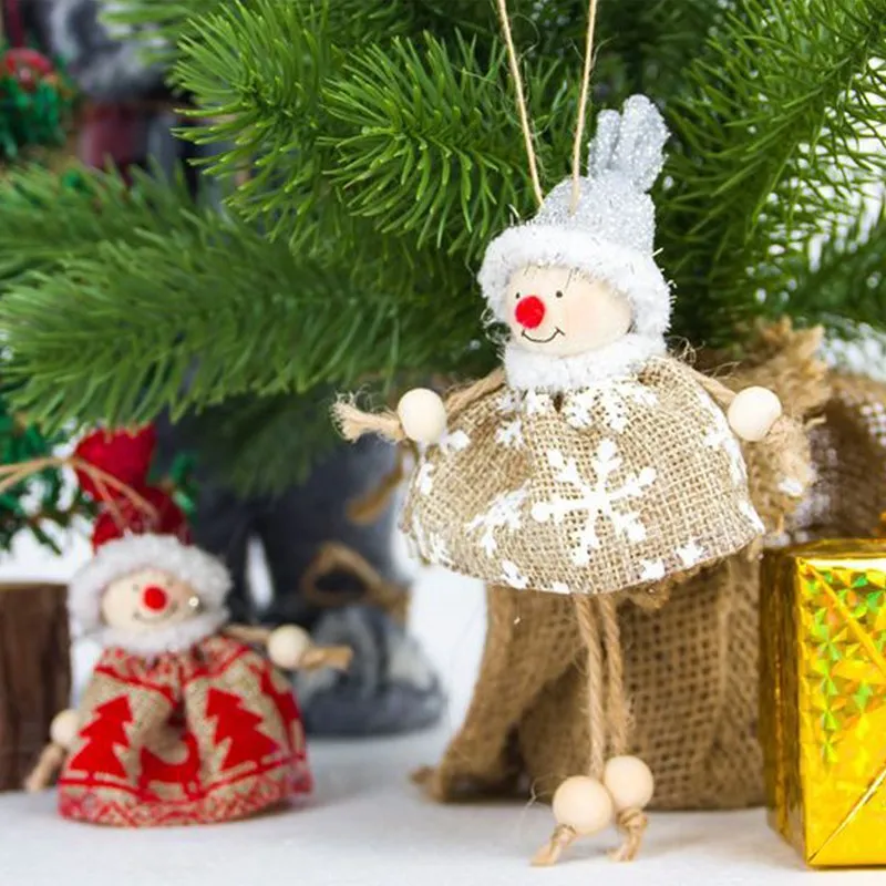 

New Year Christmas Decorations for Home Santa Snowman Pendant Christmas Ornaments Merry Christmas Tree Decorations Chrismas Toys