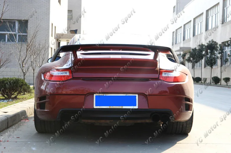 2004-2012 Porsche 911 997 Carrera  GT2M-Style Rear Spoiler Wing with Deck Lid CF (28)