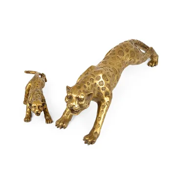 

Feng Shui Leopard Figurine Table Sculpture Leopard Statue