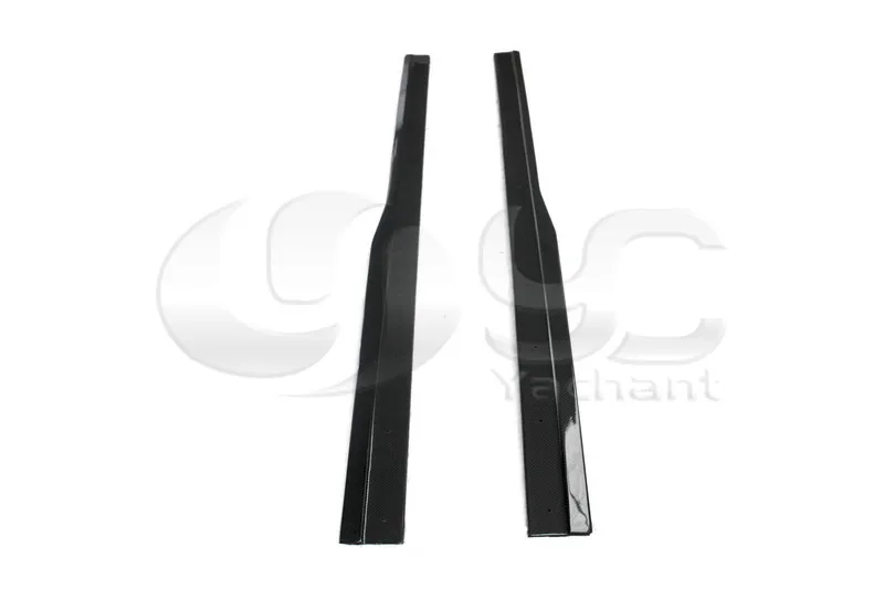 2014-2016 VW GOLF 7 VII MK7 MK VII R Rline Hatchback Pre-Facelift Revozport Style Side Skirt Extension Underboard CF  (4)