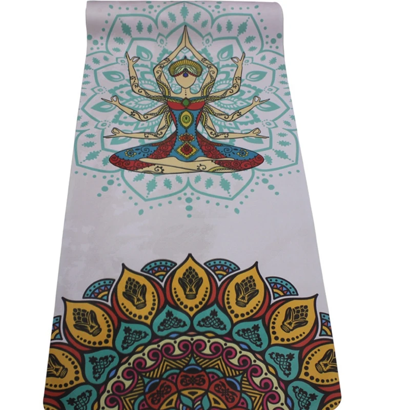 Утолщенный 5 мм натуральный каучук замша ткань печать высокая ...