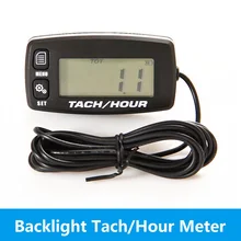 Multi-function Hour meter tachometer tach digital LCD KTM atv motorcycle dual sport dirt bike-IP68 waterproof