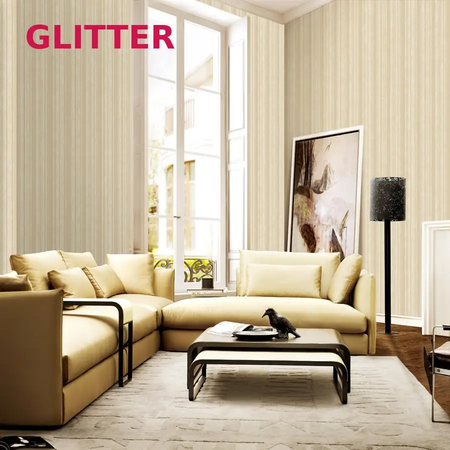 Moderne Woonkamer Gestreept Behang Grey Pvc 3d Beige Gestreepte ... Moderne Woonkamer Gestreept Behang Grey Pvc 3d Beige Gestreepte ...