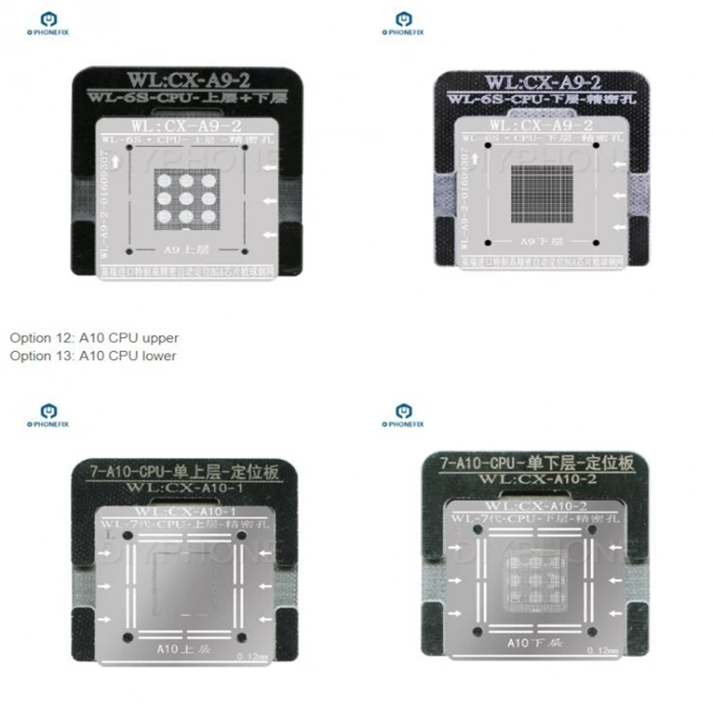 A10 CPU Reballing Template_