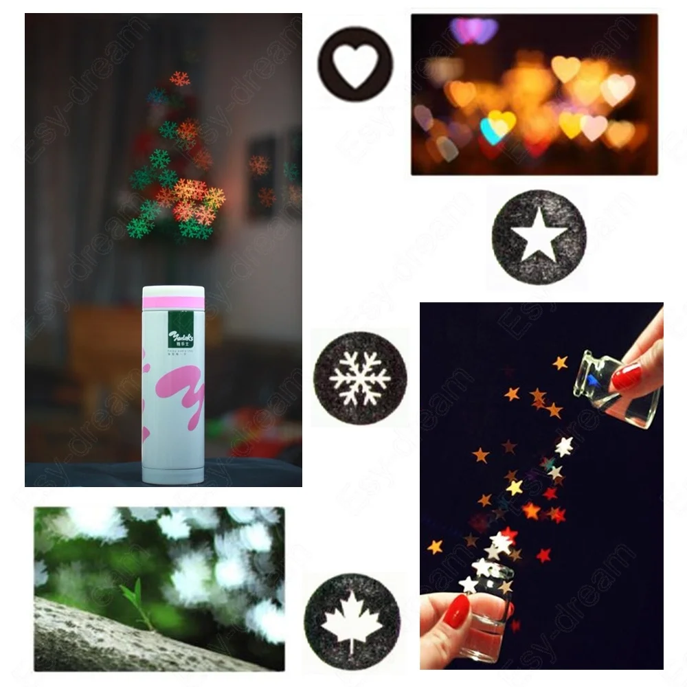﻿Buy Bokeh Effect Lens Cap Cover Filter for Artistic Romantic Scene