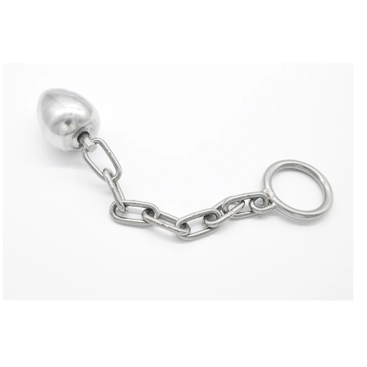 Stainless Steel Male Anal Plug with Cock Ring,Penis Ring,Chastity Device,Virginity Belt,Adult Game,Anal Sex Toy A041
