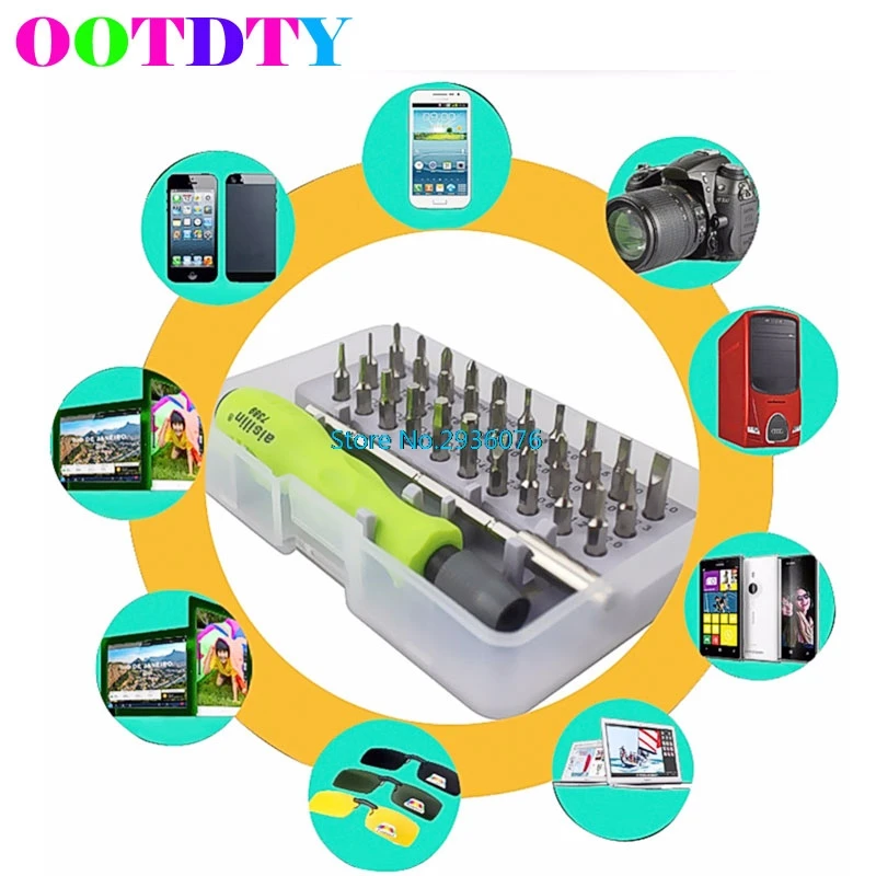 

32 in 1 Torx Precision Screwdriver Set For Mobile Phone Laptop PC Repair Tool Kit APR13_35