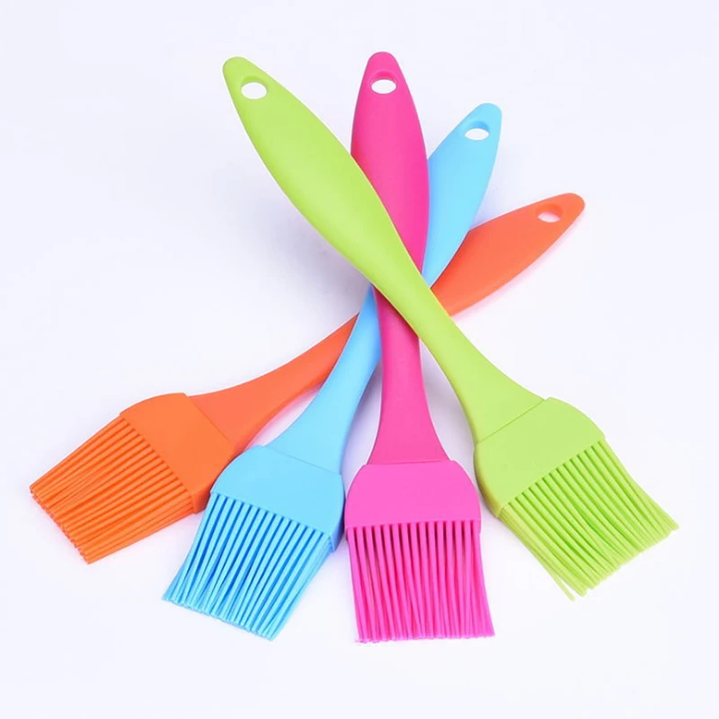 Grill Oil Brushes Tool Heat Resisting Silicone Cleaning Basting Brush Barbecue Cooking Tools for kitchen | Дом и сад