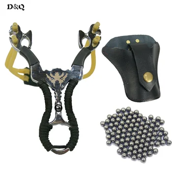 

Powerful Slingshot Bow Catapult with Slingshot Bag & 100pcs 8mm Stainless Steel Slingshot Balls for Hunting Shooting Target Game