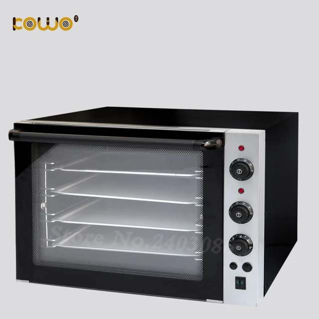 Cheap electric bread convection baking oven 4 layers 60L capacity kitchen  pizza bakery machine mechanical timer control commercial