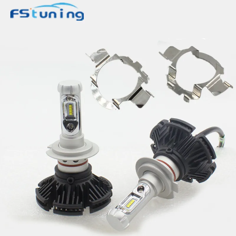 

FStuning Canbus h7 LED headlight bulb with H7 led bulb holder adapter adaptor for audi A4 for BMW X5 H7 led headlamp socket base