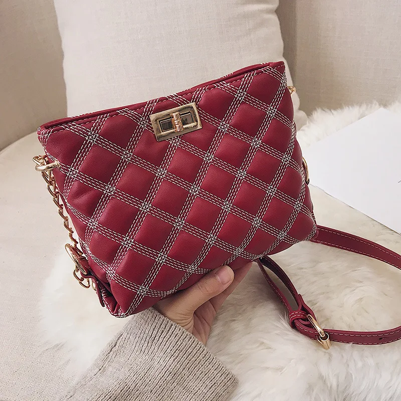 

Luxury Handbags Women lattice Bags Designer Vintage Shoulder Chain Evening Clutch Bag Female Messenger Crossbody Bags For Women