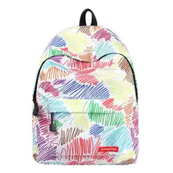 Новое поступление, школьные сумки для девочек-подростков, корейский стиль, школьный рюкзак для девочек, полосатый рюкзак с принтом, детская