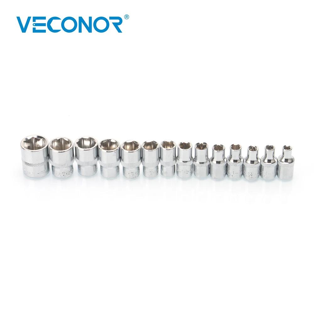 

Veconor 1/4" Drive Metric 6 Point Socket Hand Tools Accessories 4~6.5 mm Socket Wrench 4mm 4.5mm 5mm 5.5mm 6mm