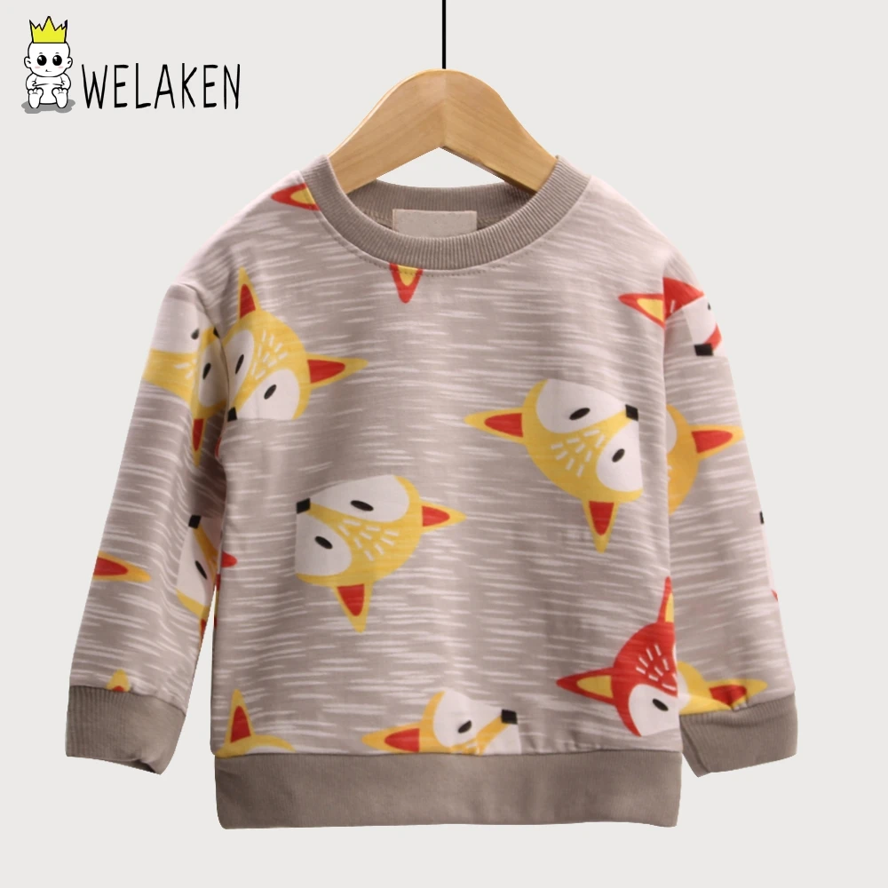 WeLaken niños abrigo Casual dibujos animados Animal Fox