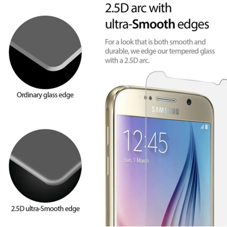 Защитная пленка для экрана из закаленного стекла samsung A5 A7 A3 2016 2017 9H ультратонкое