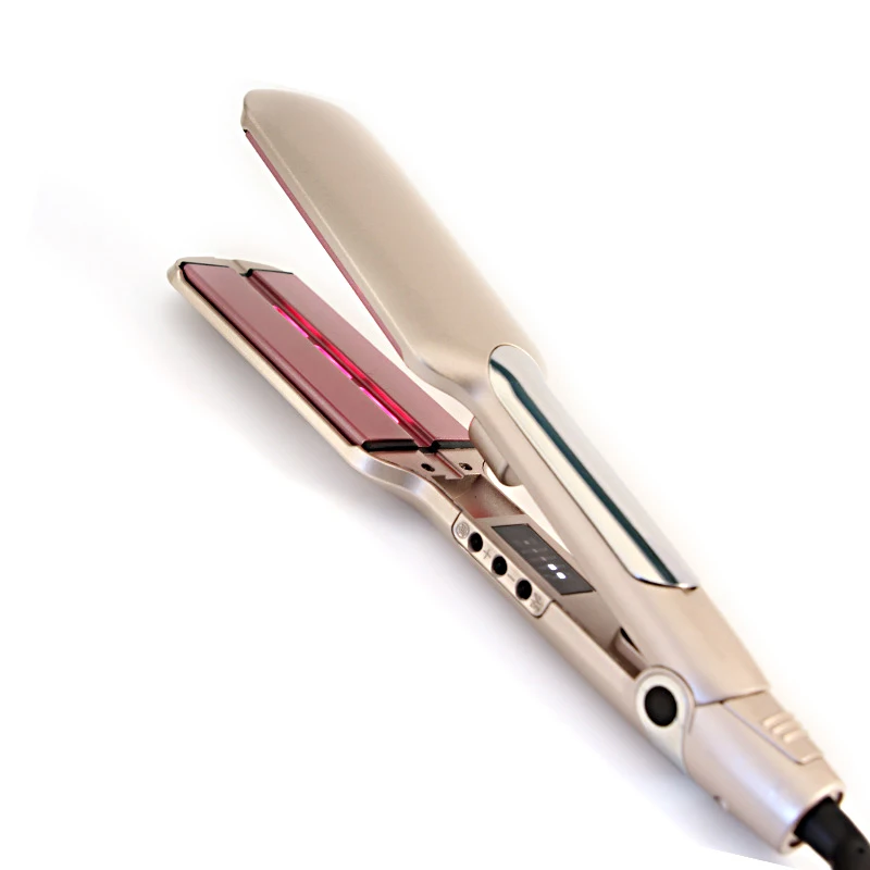 

Professional Infrared Hair Straightener 2 Inch Flat Iron Ceramic Hair Straightening & Curling Iron Salon Hair Styling Brushes