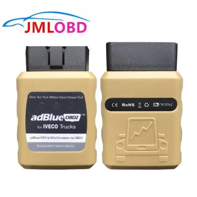 Emulador de Adblue Эмулятор AdblueOBD2 грузовики сканер дизель сверхмощный грузовик сканирующий инструмент OBD2 штекер и привод