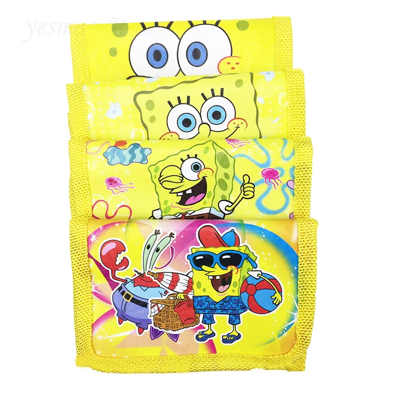 

12pcs 11.5*7.5cm Mixed loading Spongebob Mini Coin Purse Money Bag Wallet Kid Birthday Party Supplies Decoration Party Favors