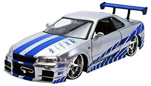 brian's nissan skyline gtr r34 diecast