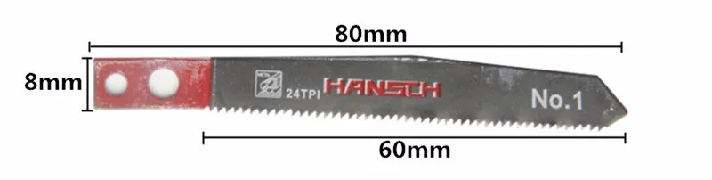 5 шт. джиг Пилы лезвия 80*1.1 мм HSS № 1 металла быстро покрой тонкий металлический для Makita резка инструмент
