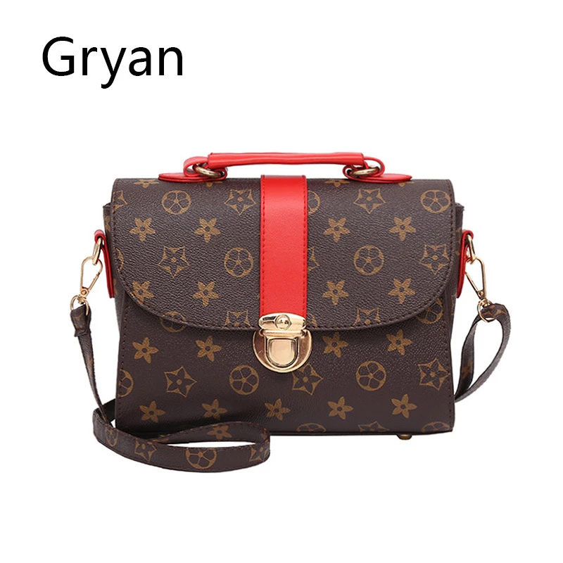 

Women European American Famous brand Handbag Lady Shoulder Bag Female retro printing clamshell Crossbody Luxury soft Bags 258