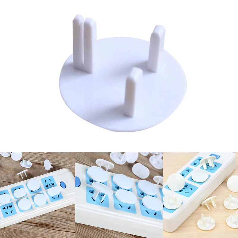 

10/100pcs UK/US/AU Electrical Plug Socket Safety Covers Protector Child Baby Socket Protection Cover FJ88