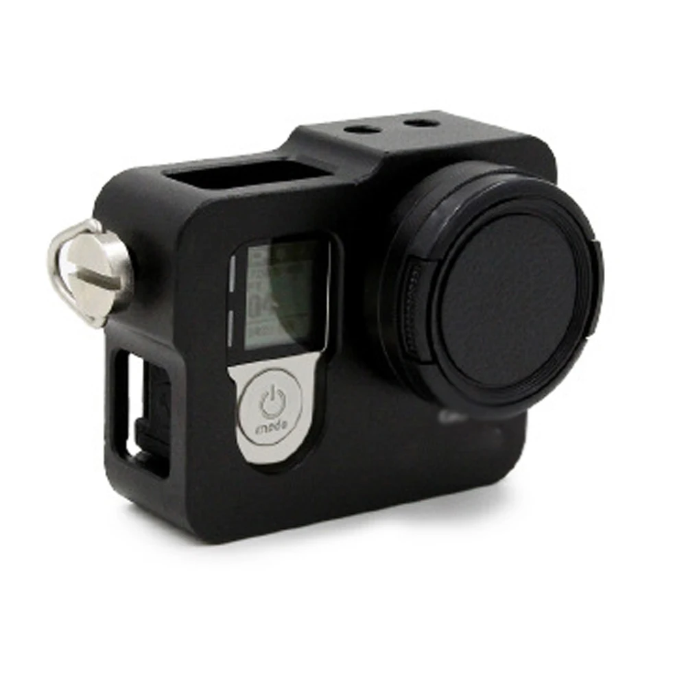 Алюминий расширение защитная оболочка для Gopro4 Чехол-корпус+ УФ-фильтр для экшн-камер Go Pro HERO4 HERO 4 камера аксессуар
