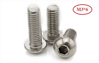 

M3*6 Stainless Steel Hexagon socket button head screws