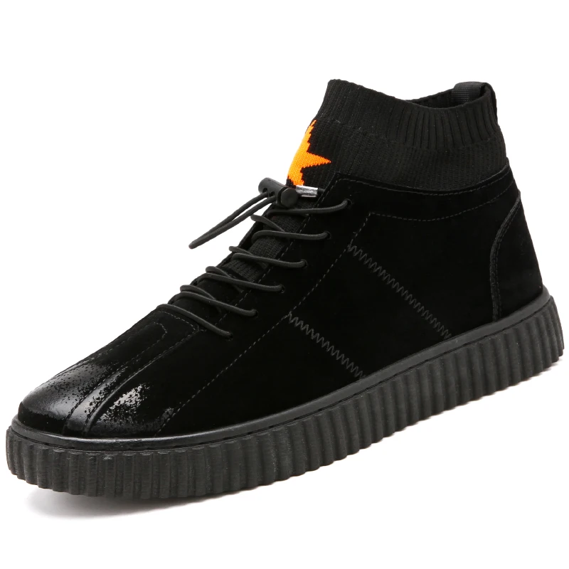 

High-top Shoes 2019 New Korean Version Of The Trend Wild Retro Winter Sports Autumn Men's Shoes Tide Shoes