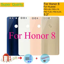 5,2 дюйма, для huawei Honor 8, FRD-L02, FRD-L04, 8, двойной FRD-L09, FRD-L19, корпус, крышка батареи, заднее стекло, задняя дверь, Корпус Корпуса