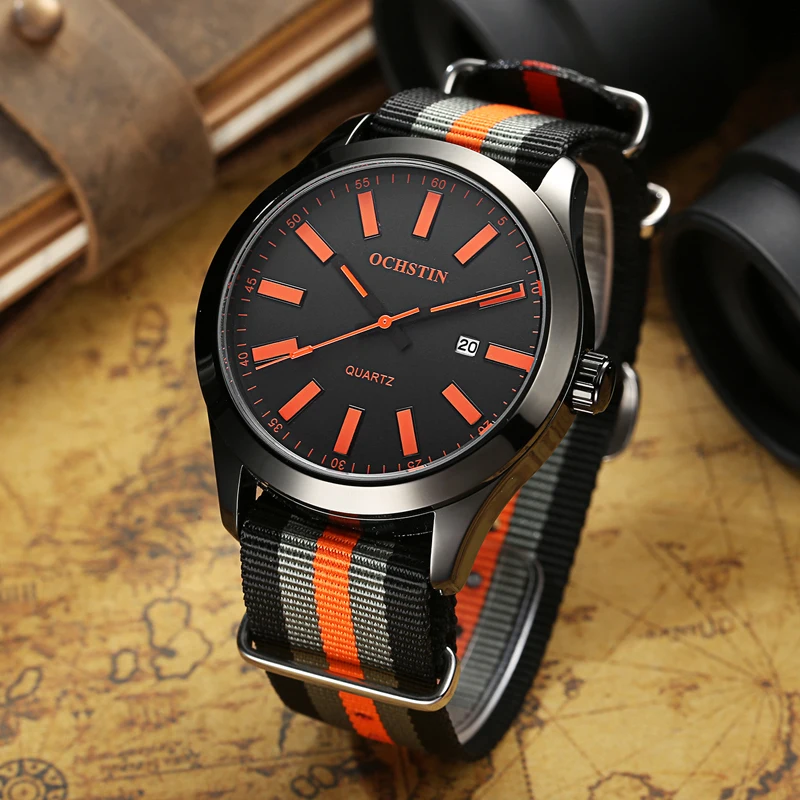 Prix pour Ochstin Casual Nylon Montre Hommes Montre À Quartz Étanche Mâle Horloge Calendrier Toile Nylon Montre-Bracelet Hommes Relogio Masculino Prix pour Ochstin Casual Nylon Montre Hommes Montre À Quartz Étanche Mâle Horloge Calendrier Toile Nylon Montre-Bracelet Hommes Relogio Masculino
