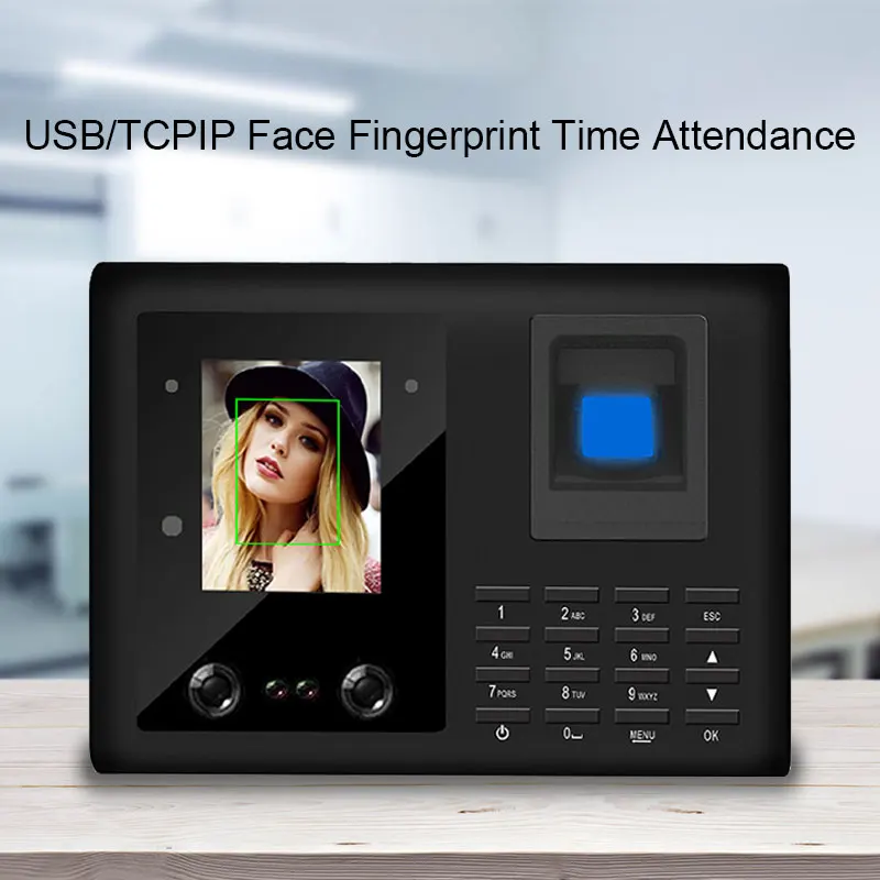 

Eseye Fingerprint Time Attendant Face Time Clock Smart Digital Attendant System Face Recognition Access Control Machine