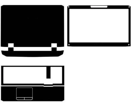 Protetor de Capa de Pele Decalque de Couro de Fibra de Carbono para Asus G75 G75vw G75vx 17.3-inch