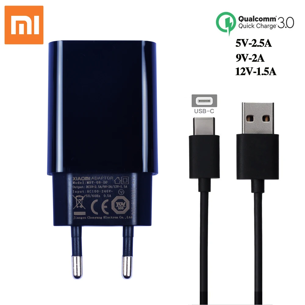 

Original factory QC3.0 quick Charger for xiaomi 5 5C 5X 5S 6 6X 8 8SE MIX MIX2 MIX2S Note2 Note3 Max2 5SPlus quick fast Charger