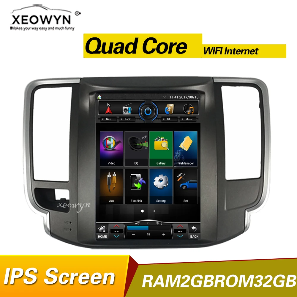 

Vertical screen Quad core RAM2GB 10.1 inch Car GPS Navigation for Nissan teana J32 2008-2012 wifi internet bluetooth rear camera