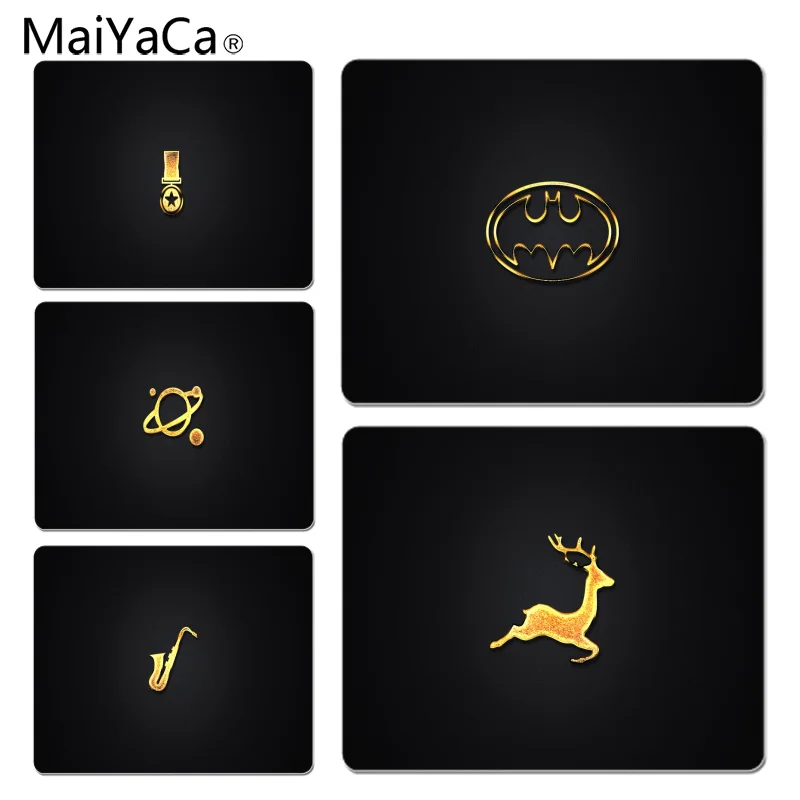 

MaiYaCa Simple Black Background Large Mouse pad PC Computer mat Size for 25X29cm Gaming Mousepads