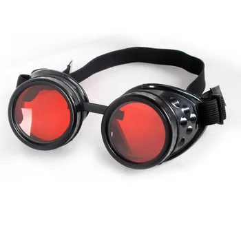 Fashion Gothic Steampunk Unisex Cool Men Women Welding Goggles Cosplay Vintage Glasses Eyewear 2