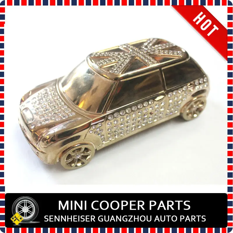Модель mini cooper металла с кристаллами установка автомобильный освежитель воздуха, освежитель воздуха для mini cooper R55 R56 R57 R58 R59 R60 R61 F55 F56
