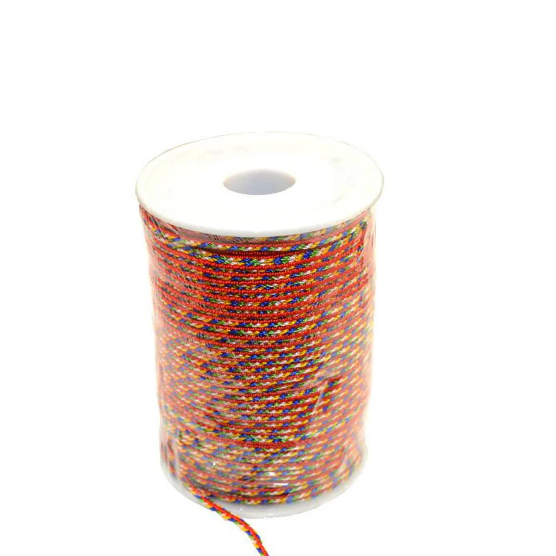 

Tibet Tibetan Buddhist Mikky Amulet Pendant Colors String Cord Rope Line 3mm 60 Meters DIY Crafts Beads Jewelry Making