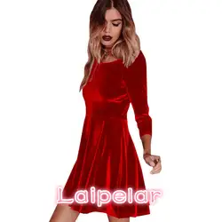 2018 демисезонные пикантные женское платье одноцветное Длинные рукава мини Вельветовое платье Платья для вечеринок Femininos ночь Клубные LX138