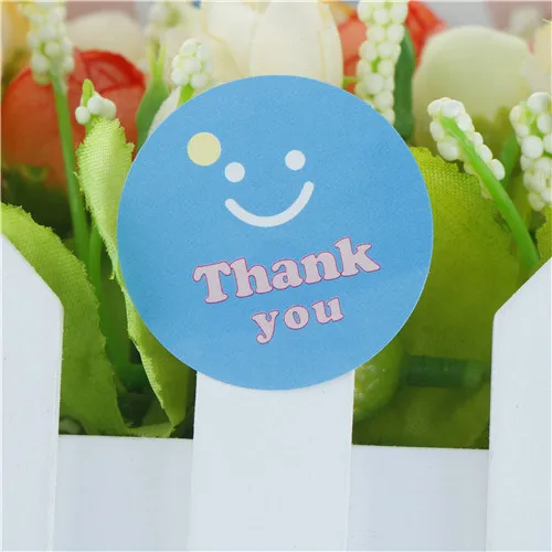 Эллипс Thank you ручной работы 120 шт./10 листов Упаковочная этикетка наклейка для